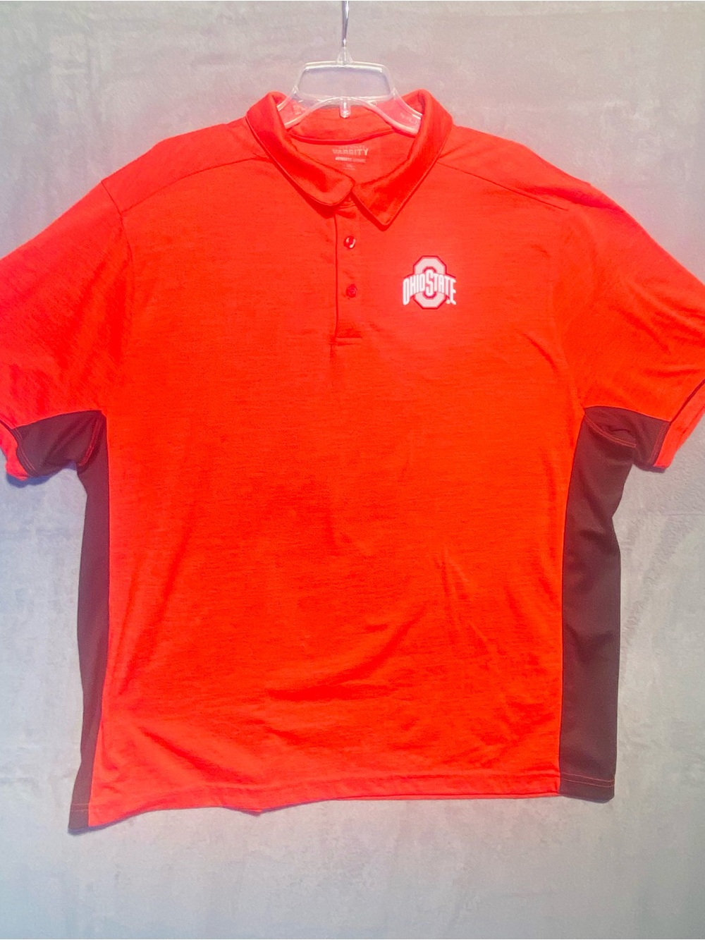 Varsity Men's 2XL Ohio State Buckeyes NCAA Short Sleeve Polo Shirt